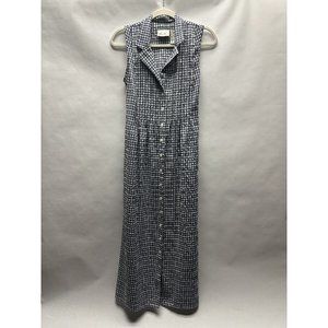 Kathie Lee Vintage Plaid Midi Dress